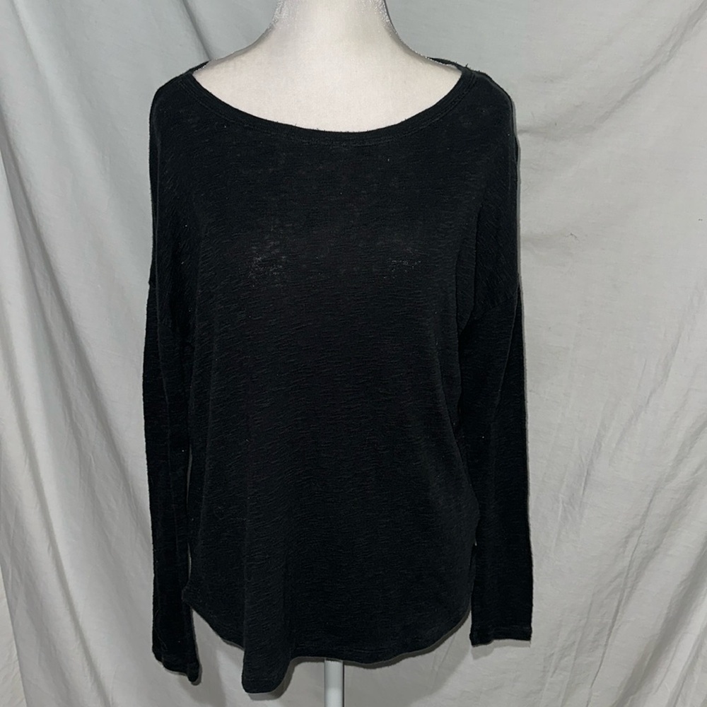 black Aerie long sleeve top size small